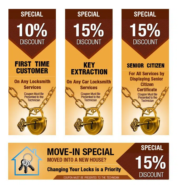 Super Locksmith Service Harper Woods, MI 313-429-0677 - coupon1-set-four
